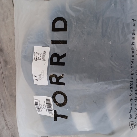 Torrid Lace Up Sweater Bootie - Picture 6 of 7